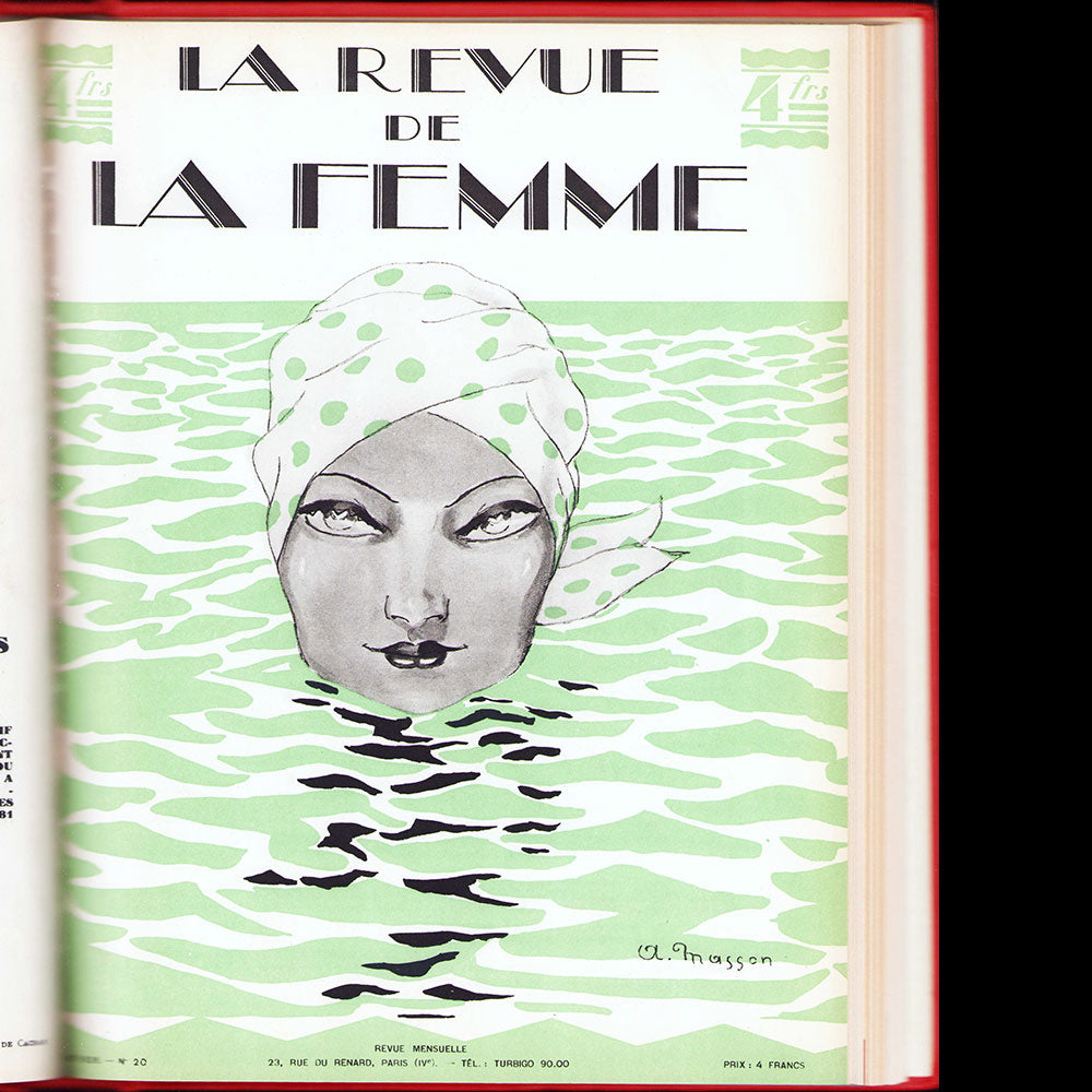 La Revue de la Femme - Réunion de 37 des 39 numéros de 1 à 39 (1926-1930)