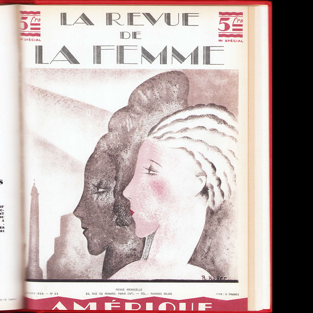 La Revue de la Femme - Réunion de 37 des 39 numéros de 1 à 39 (1926-1930)