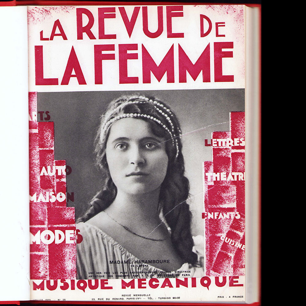 La Revue de la Femme - Réunion de 37 des 39 numéros de 1 à 39 (1926-1930)