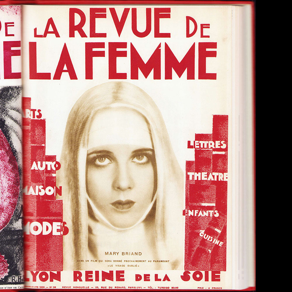 La Revue de la Femme - Réunion de 37 des 39 numéros de 1 à 39 (1926-1930)