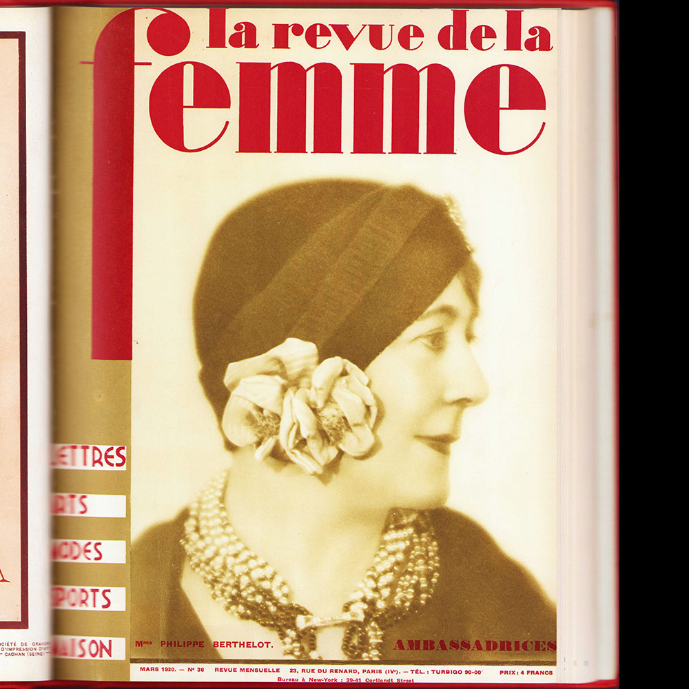 La Revue de la Femme - Réunion de 37 des 39 numéros de 1 à 39 (1926-1930)