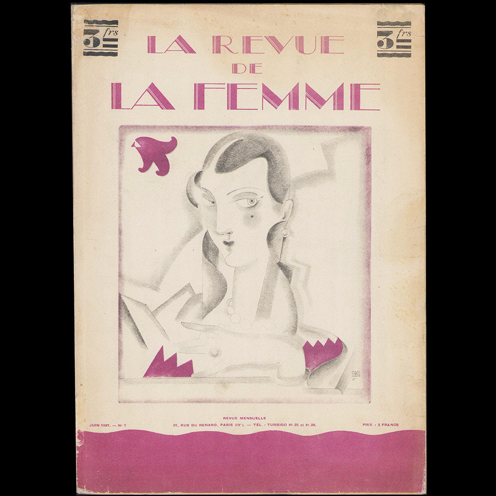La Revue de la Femme, n°7 (juin 1927), couverture de Caplen