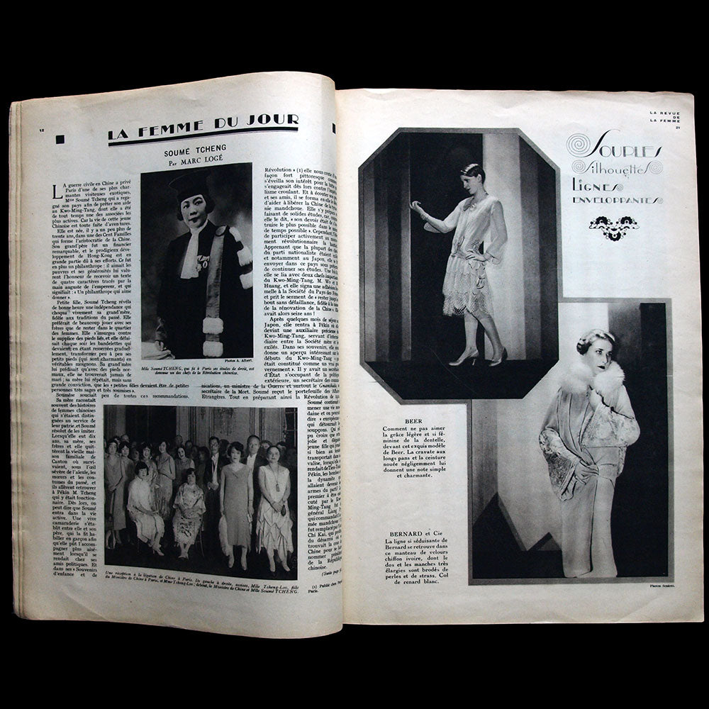 La Revue de la Femme, n°7 (juin 1927), couverture de Caplen