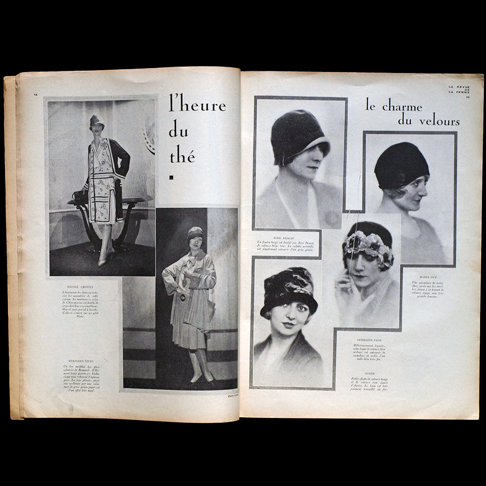 La Revue de la Femme, n°8 (juillet-août 1927), couverture de Bouchène