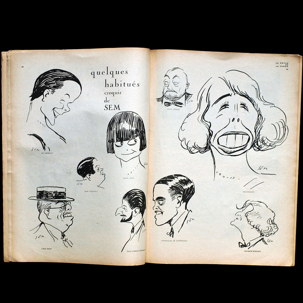 La Revue de la Femme, n°8 (juillet-août 1927), couverture de Bouchène