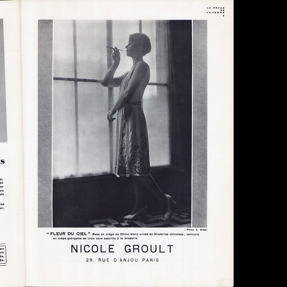 La Revue de la Femme - Réunion de 37 des 39 numéros de 1 à 39 (1926-1930)