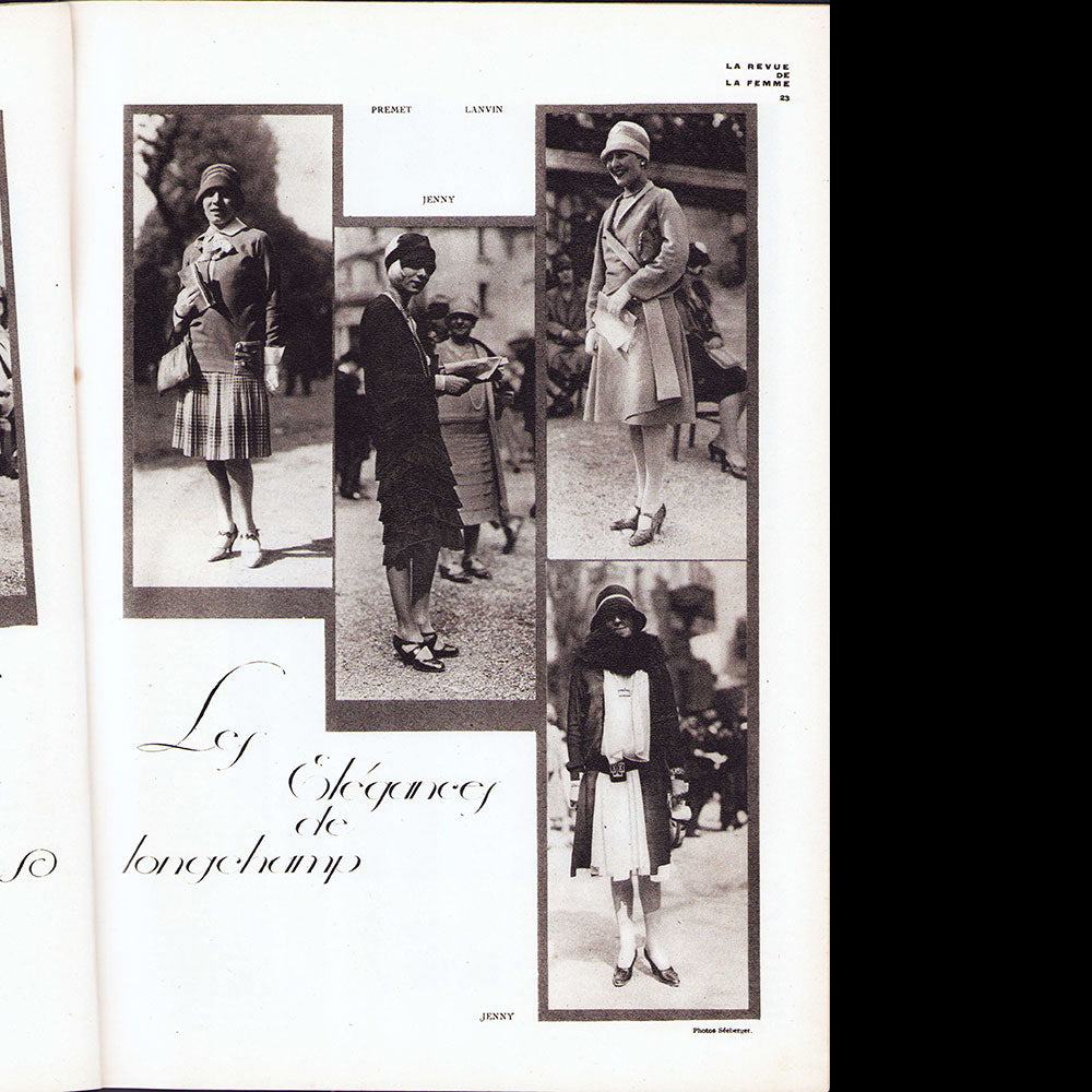 La Revue de la Femme - Réunion de 37 des 39 numéros de 1 à 39 (1926-1930)