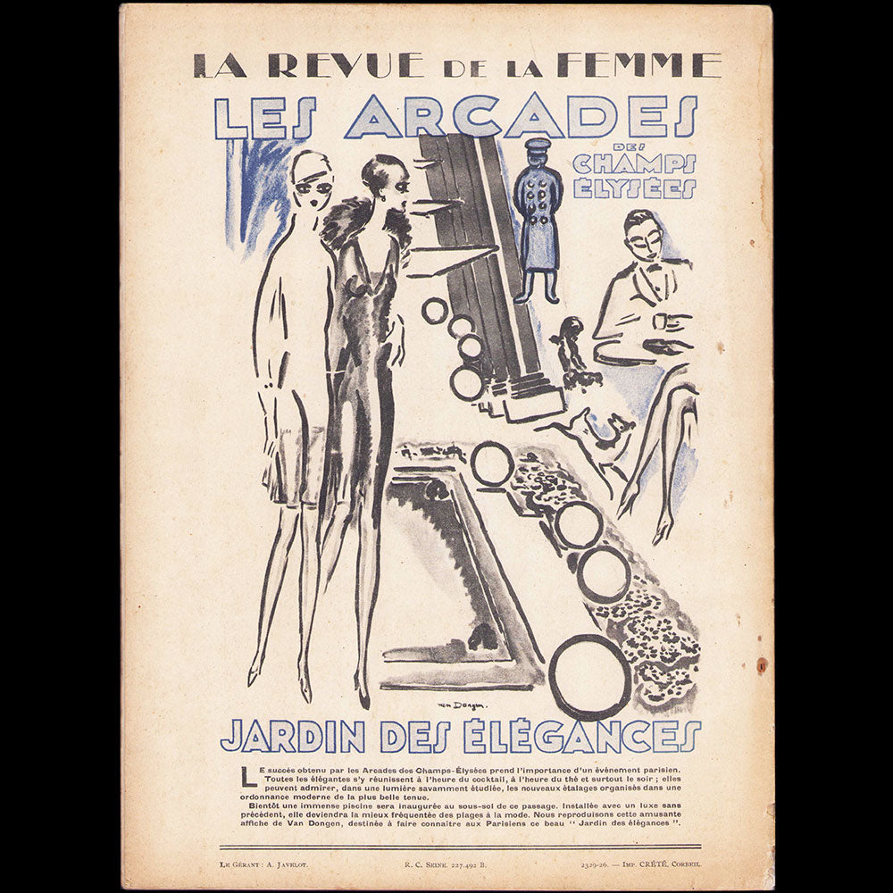 La Revue de la Femme - Réunion de 37 des 39 numéros de 1 à 39 (1926-1930)