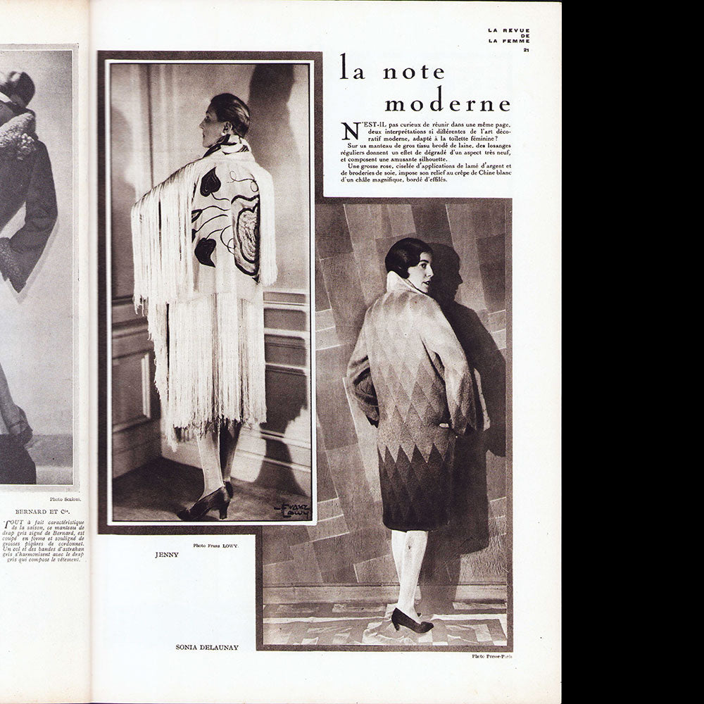 La Revue de la Femme - Réunion de 37 des 39 numéros de 1 à 39 (1926-1930)