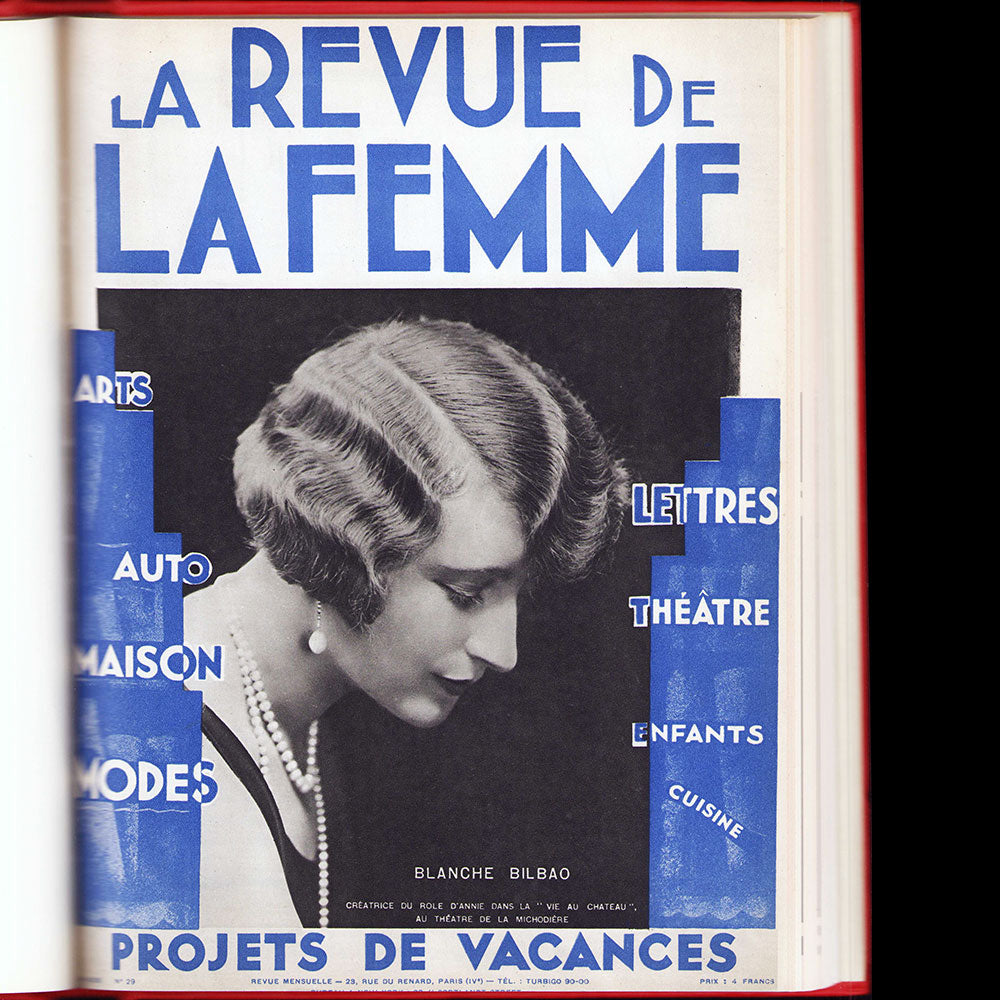 La Revue de la Femme - Réunion de 37 des 39 numéros de 1 à 39 (1926-1930)