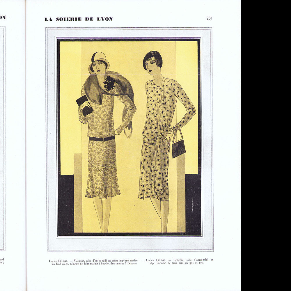 La Soierie de Lyon, mai 1928 - Numéro spécial consacré aux soies imprimées