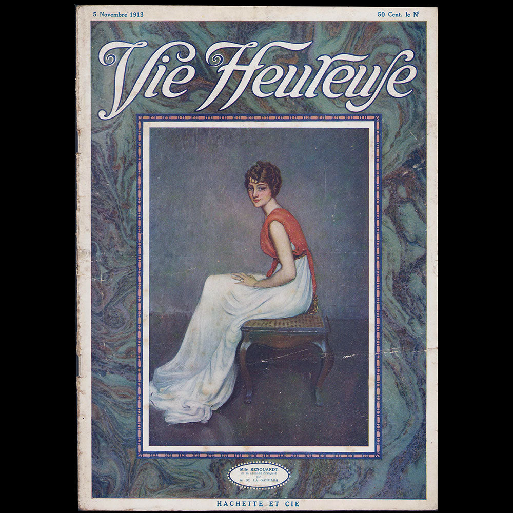 La Vie Heureuse, 5 novembre 1913, couverture d'Antonio de la Gandara