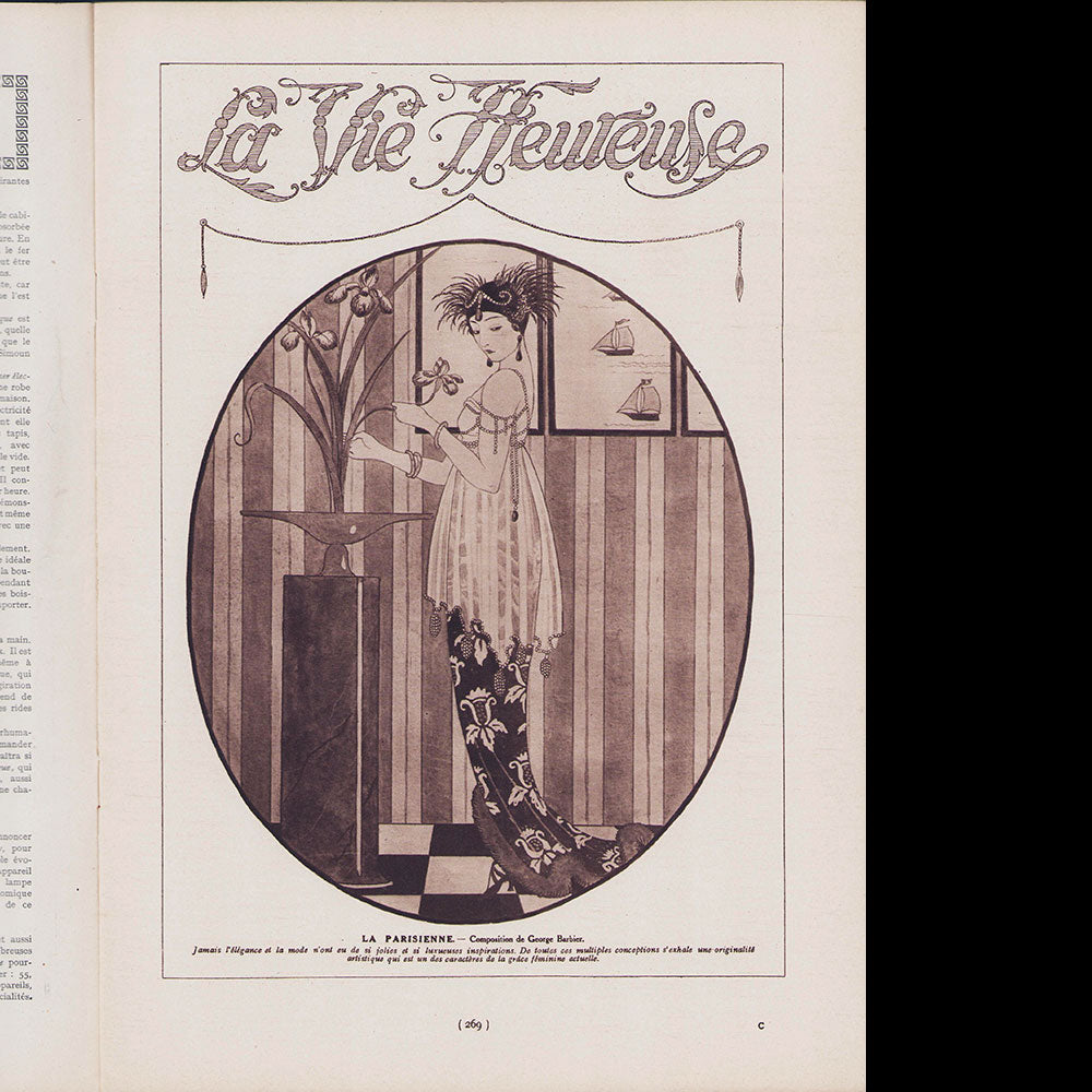 La Vie Heureuse, 5 novembre 1913, couverture d'Antonio de la Gandara