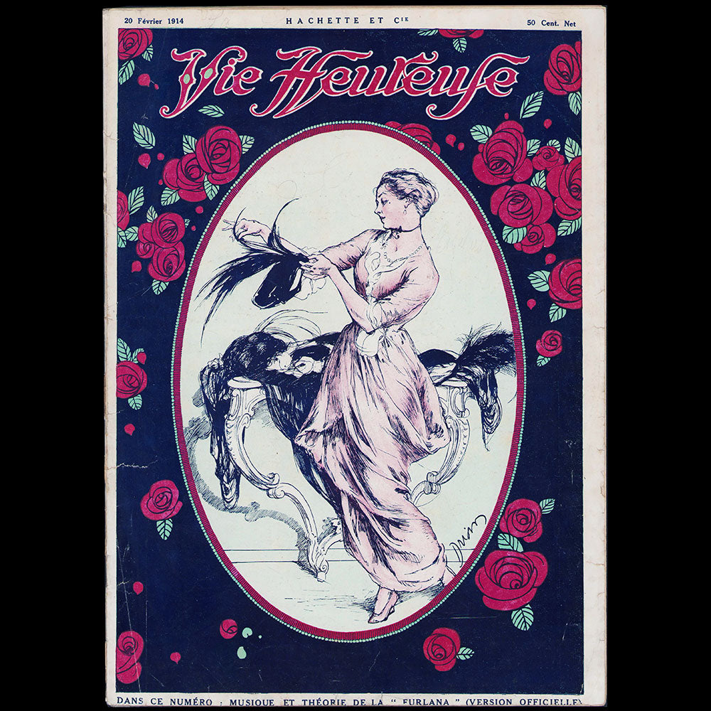 La Vie Heureuse, 20 février 1914, couverture de Drian