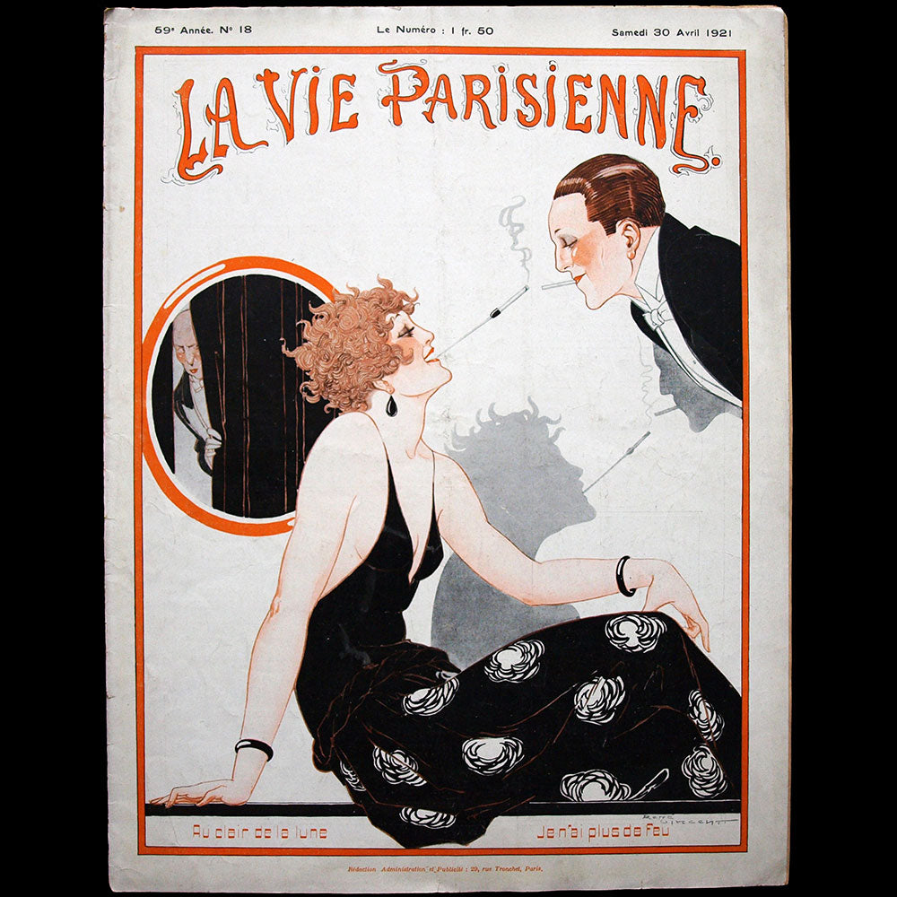 La Vie Parisienne, 30 avril 1921, couverture de René Vincent
