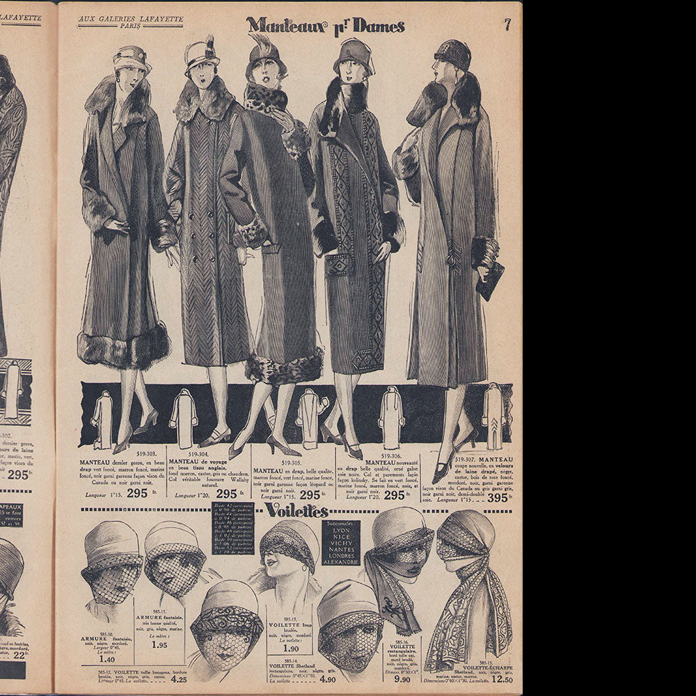 Aux Galeries Lafayette Catalogue Général, Hiver 19251926