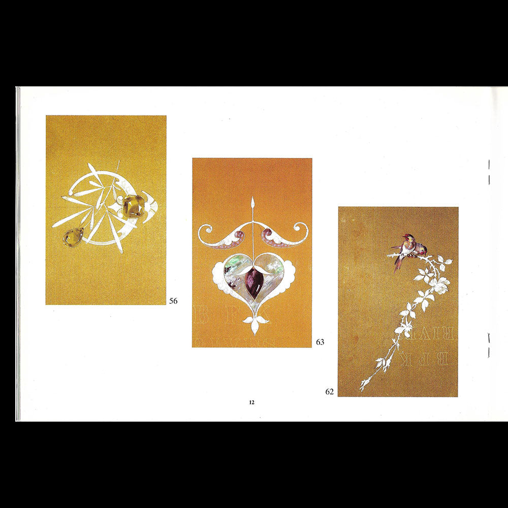 Lalique, dessins originaux de joaillerie, bijoux de verre, catalogue de vente du 30 octobre 1995