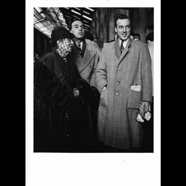 Jeanne Lanvin, Marcel Rochas et Jacques Fath, photographie de Roger Schall (1940s)