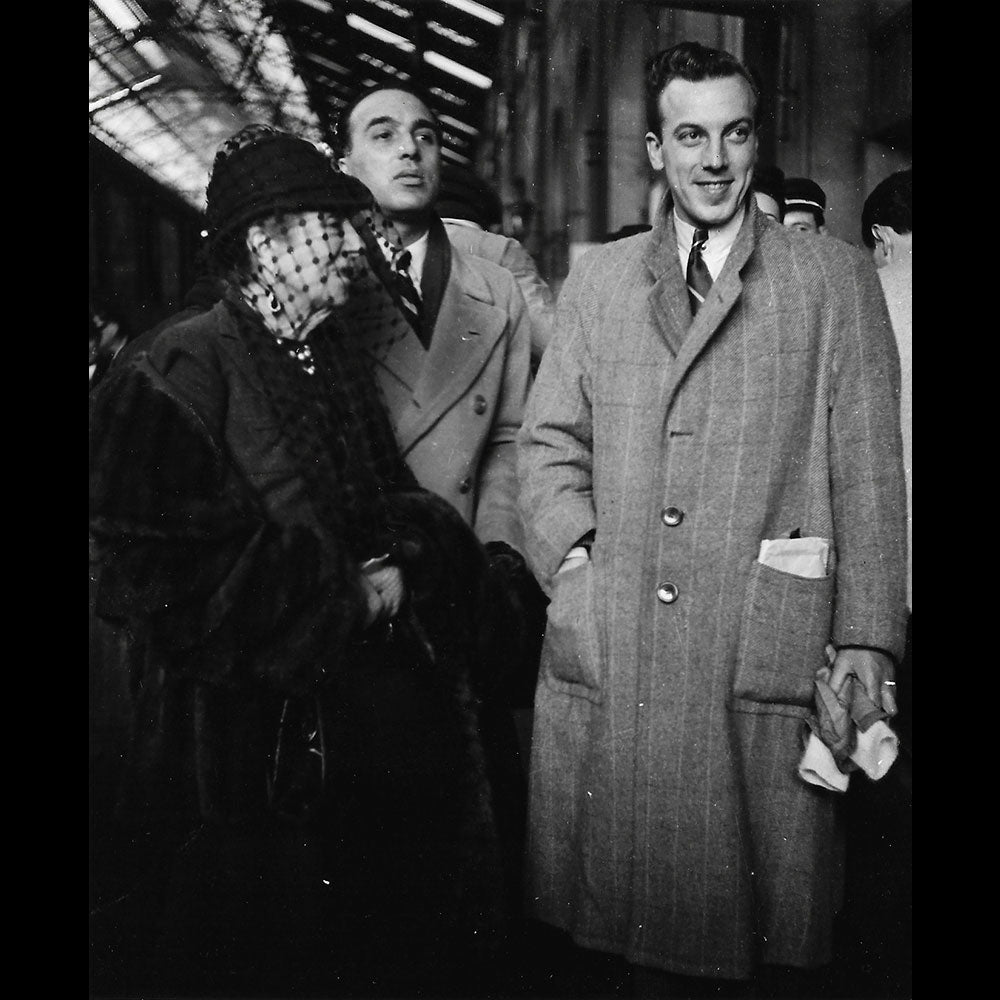 Jeanne Lanvin, Marcel Rochas et Jacques Fath, photographie de Roger Schall (1942)