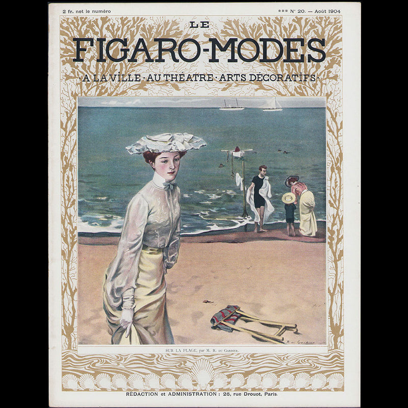 Le Figaro-Modes, août 1904, couverture de Raoul du Gardier