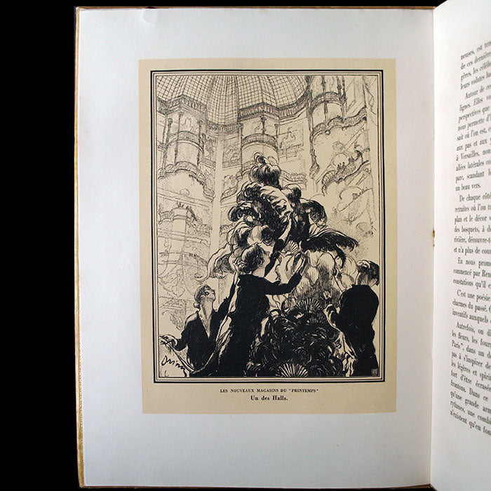 Le Printemps - Plaquette pour l'inauguration des nouveaux magasins illustrée par Drian (1924)