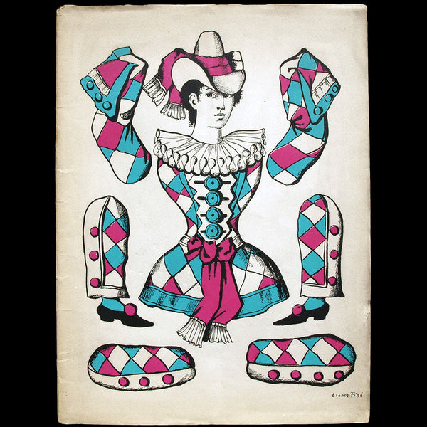 La Revue Fantasque - Programme de la soirée du 25 juin 1952, couverture de Leonor Fini
