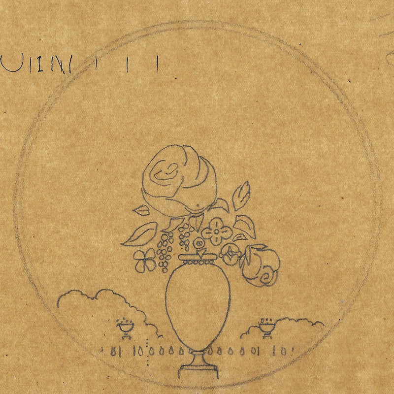 Paquin - Le Bouquet, dessin de Georges Lepape pour L'Eventail et la Fourrure chez Paquin (1911)