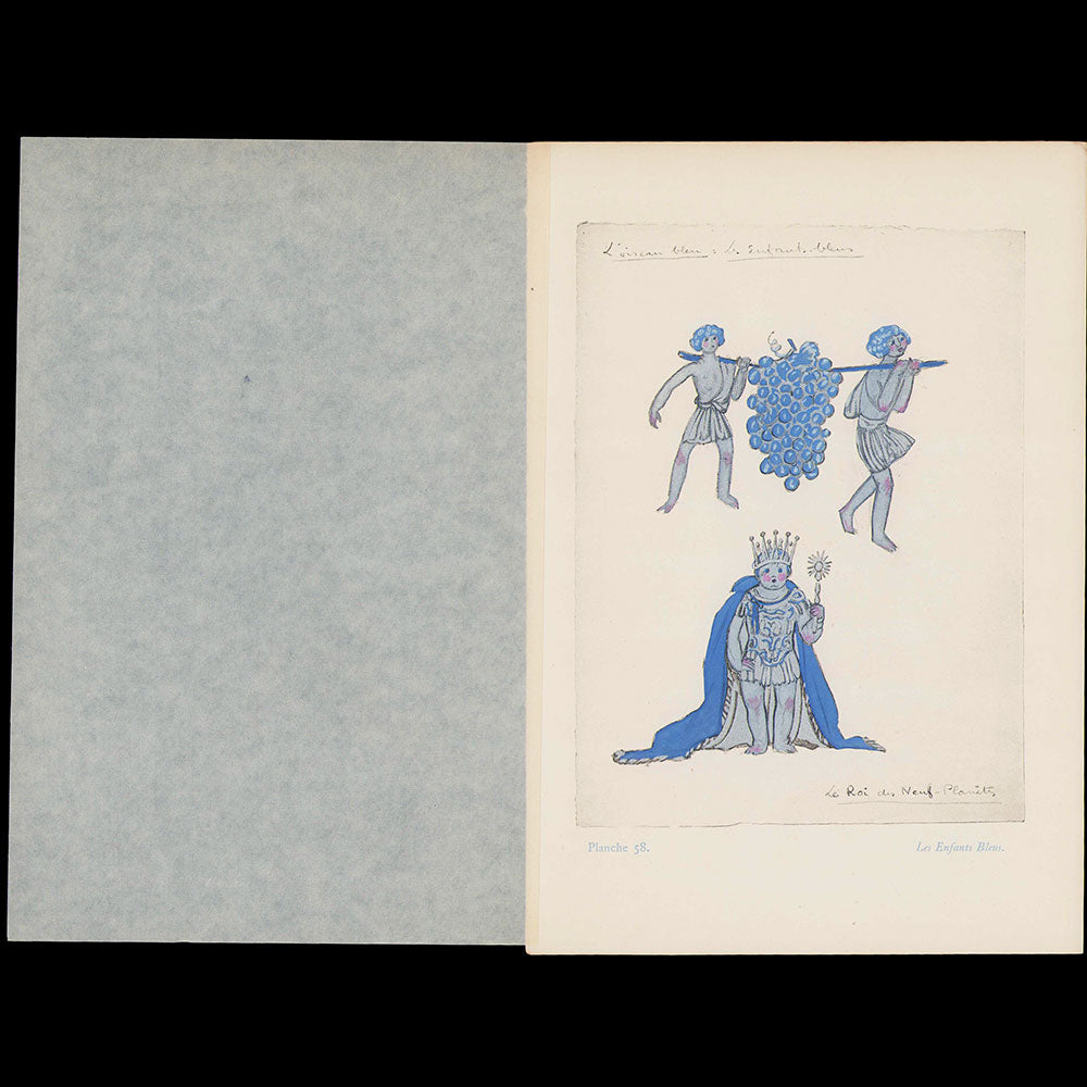 Georges Lepape - Décors et Costumes pour l'Oiseau Bleu de Maurice Maeterlinck (1927)