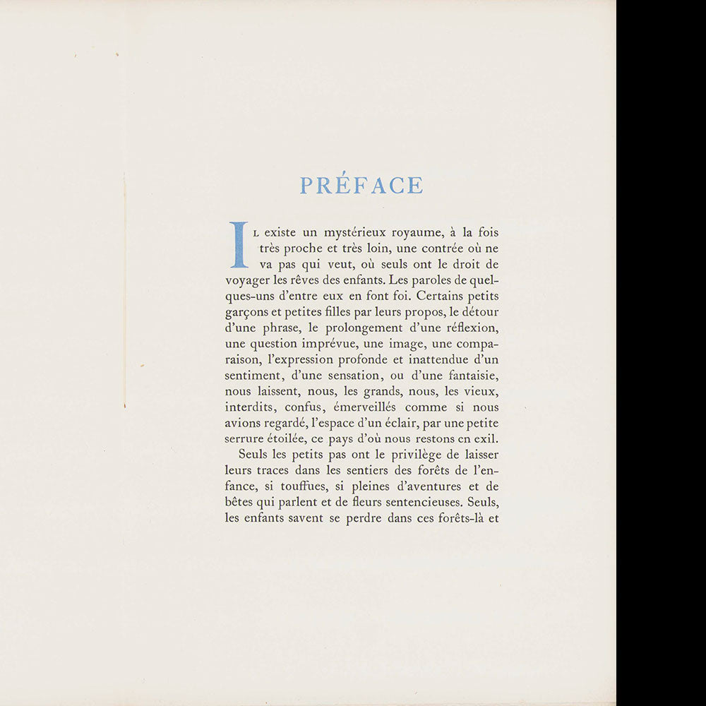 Georges Lepape - Décors et Costumes pour l'Oiseau Bleu de Maurice Maeterlinck (1927)