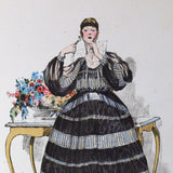 Lanvin - Velasquez, gravure des Elégances Parisiennes (1916)