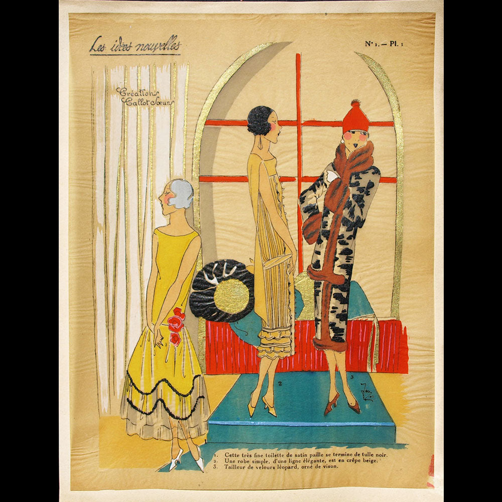 Les Idées Nouvelles de la Mode et des Arts, n°1 , 1925
