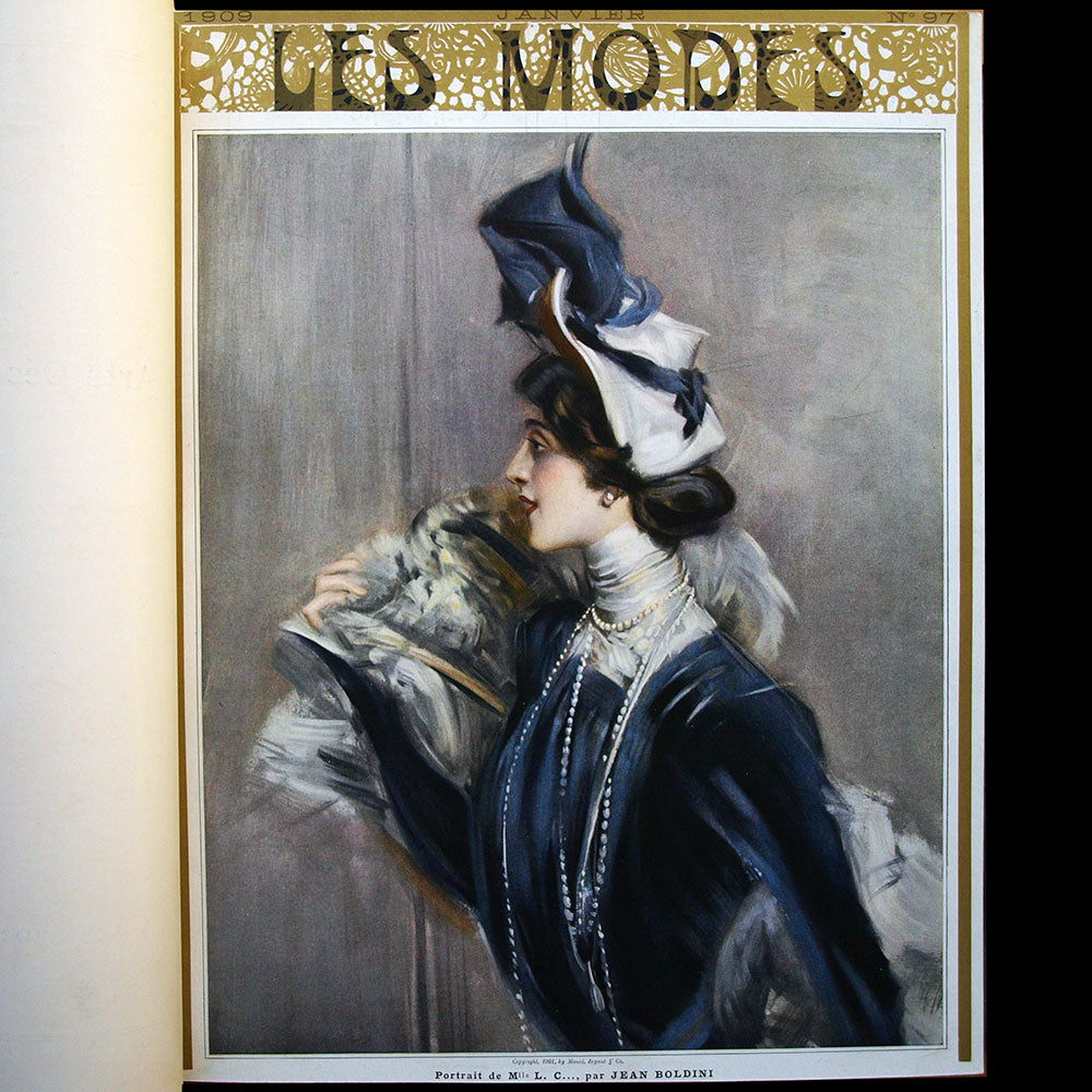 Les Modes - Réunion des 12 numéros de l'année 1909