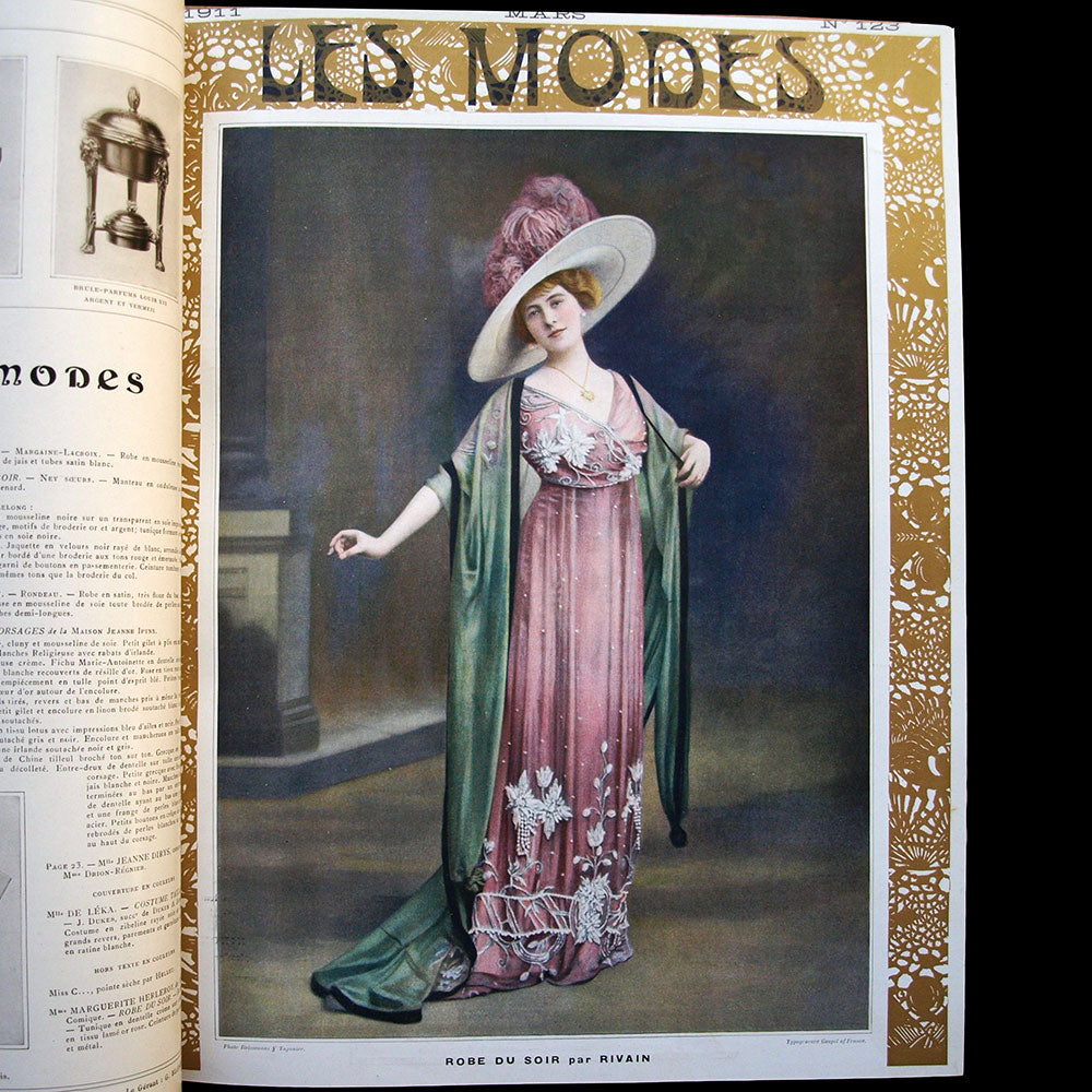 Les Modes - Réunion des 12 numéros de l'année 1911