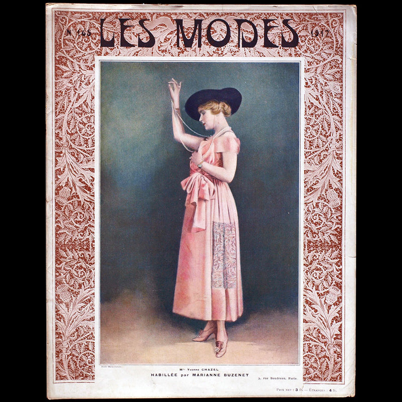 Les Modes, n° 168, couverture de Mario Calosso (1917)