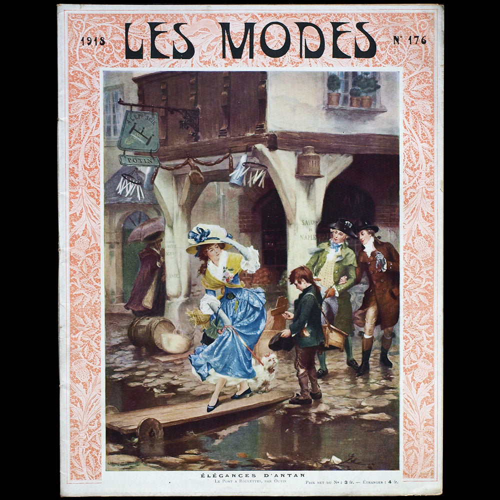 Les Modes, n° 176, couverture d'Outin (1918)