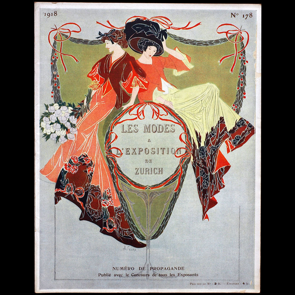 Les Modes (1918), Les Modes à l'Exposition de Zurich, numéro de propagande