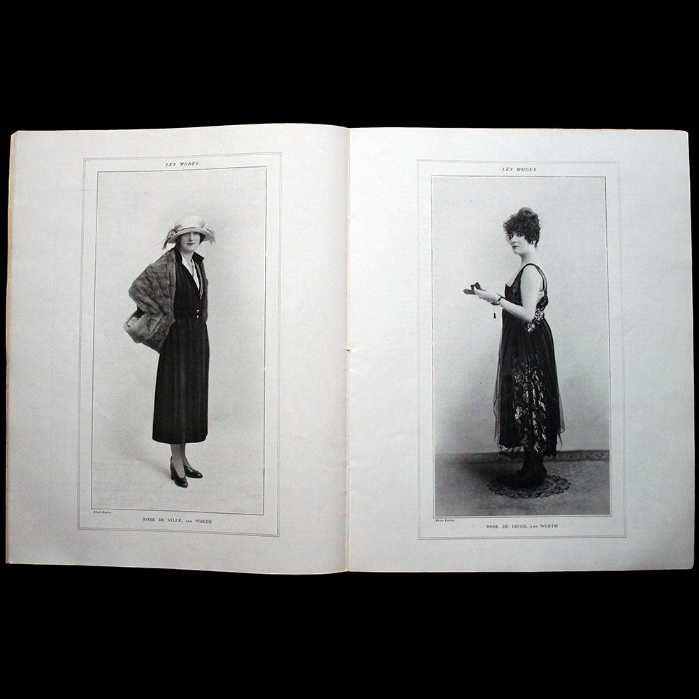 Les Modes, n°188 (octobre 1919), robe du soir par Worth