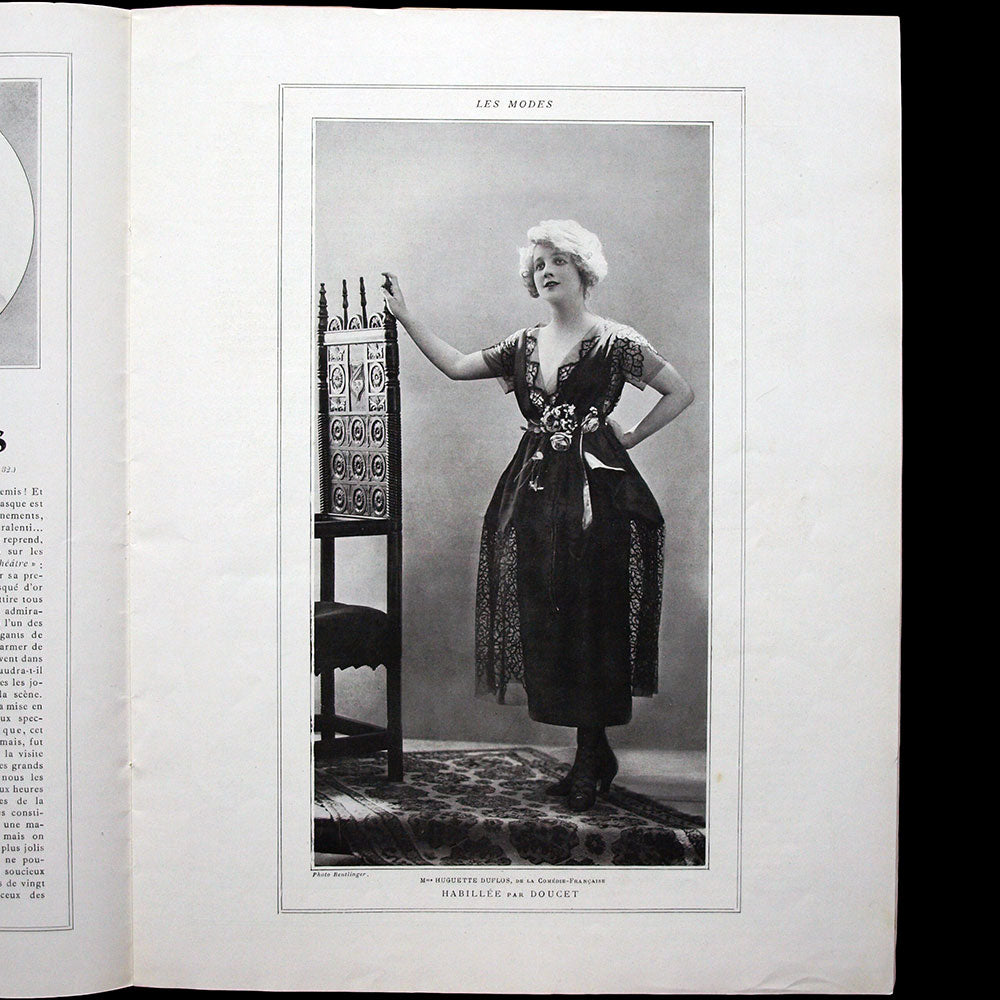Les Modes, n°189 (novembre 1919), Mlle Camille Calvat habillée par Beer