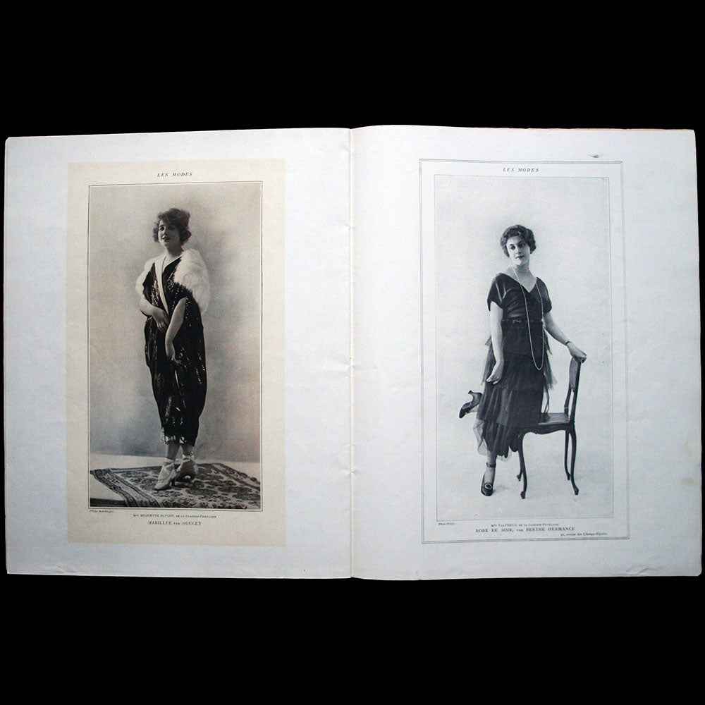 Les Modes, n°189 (novembre 1919), Mlle Camille Calvat habillée par Beer
