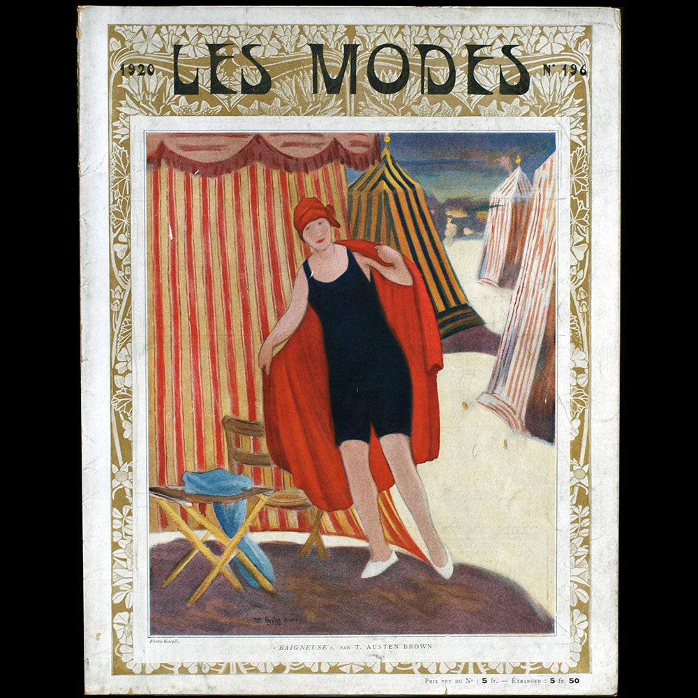 Les Modes, n° 196, couverture de Thomas Austen Brown (1920)