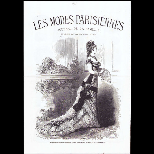 Les Modes Parisiennes et la Mode Universelle - Document de présentation et d'abonnement (1877)