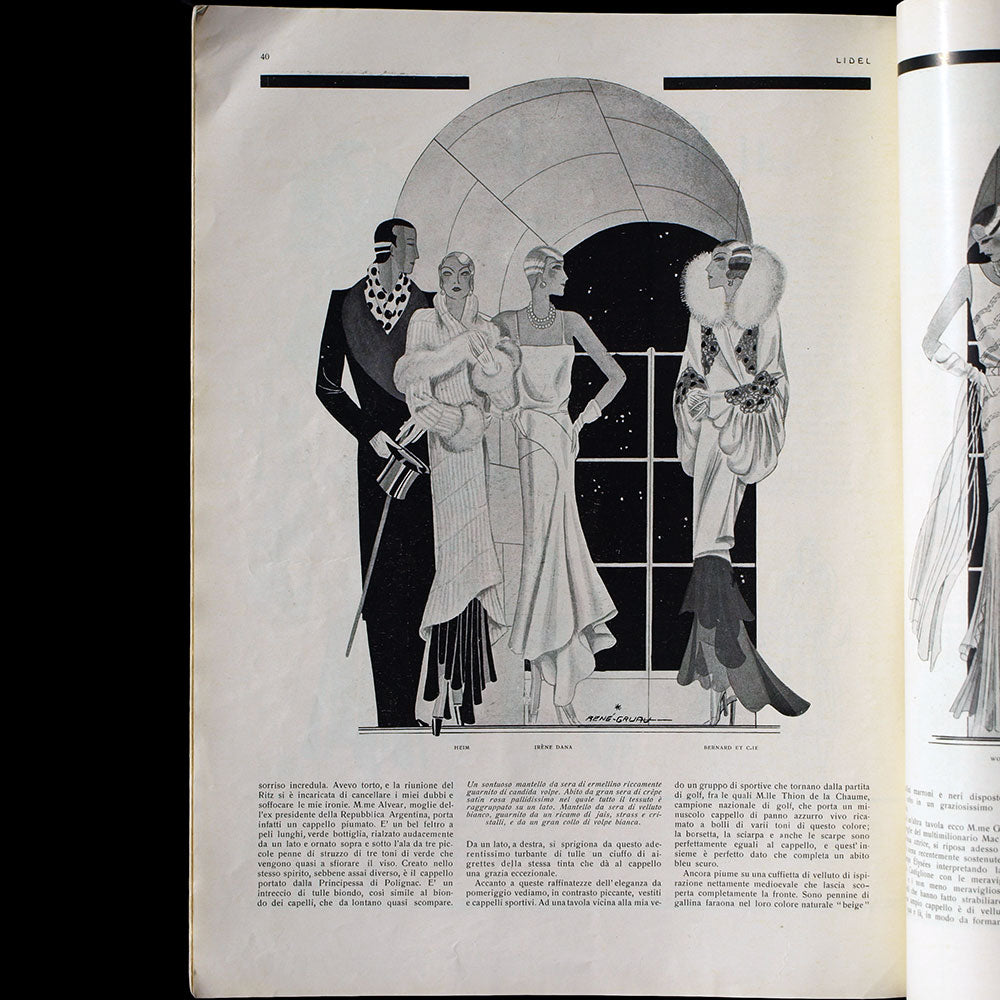 Lidel (novembre 1929), couverture de Brunetta