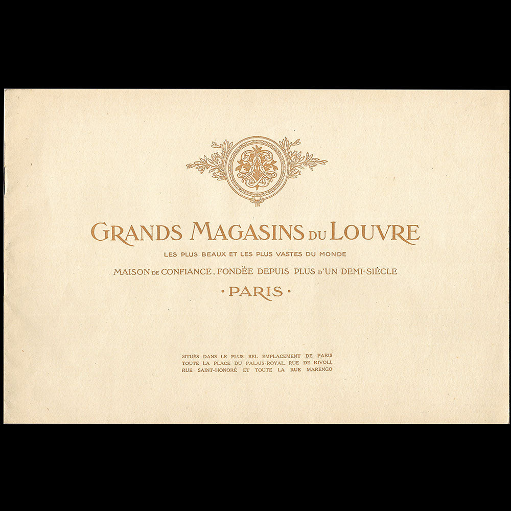 Grands Magasins du Louvre - Plaquette de présentation (1909)