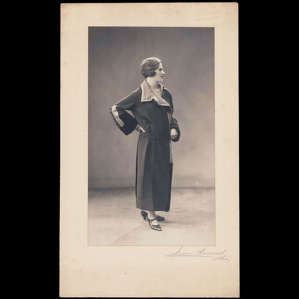 Lucien Lelong - Robe, photographie de Henri Manuel (1920s)