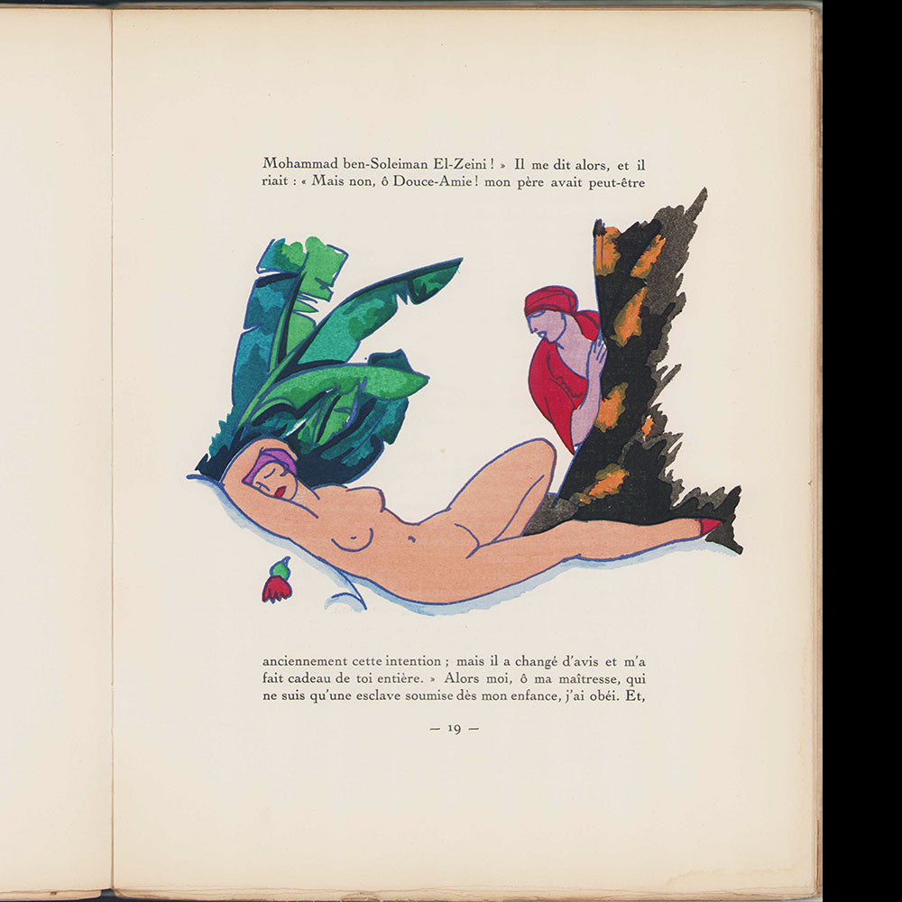 Joseph Charles Mardrus - Histoire de douce amie, illustrations de Charles Picart Le Doux (1922)