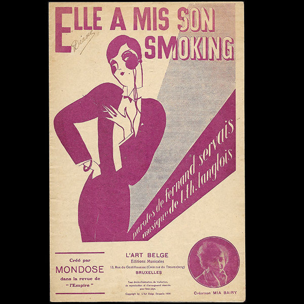 Magritte - Elle a mis son smoking, Chanson créée par Mondose (1926)