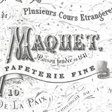 Facture de la Maison Maquet, graveur, 10 rue de la Paix à Paris (1870)