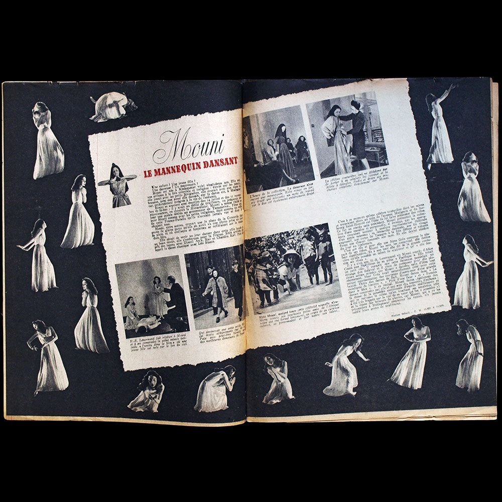 Marie-Claire (20 avril 1943) - Mouni, le mannequin dansant