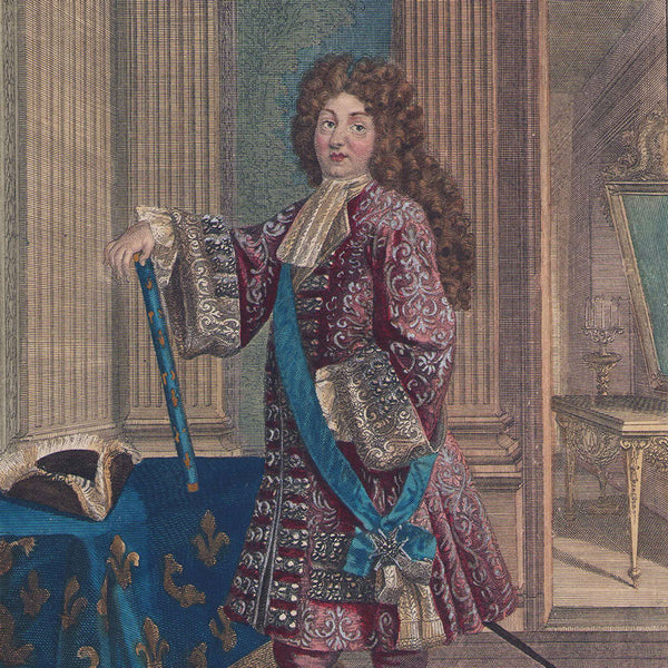 Mariette - Louis Dauphin de France, portrait en mode (circa 1690-1710)