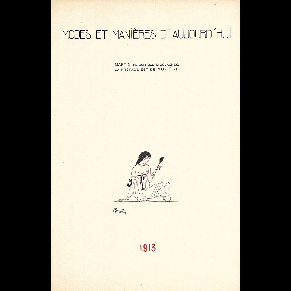 Modes et Manières d'aujourd'hui, par Charles Martin (1913)